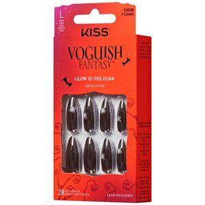 KISS Voguish Fantasy Glow-In-The-Dark Halloween Nails / Cosmic Area